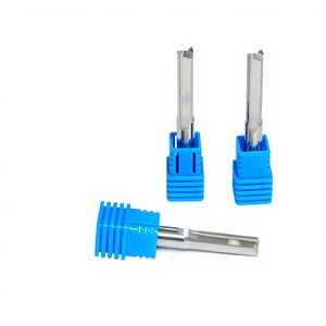Fraise droite à deux dents en carbure monobloc 6*22*50, pour un retrait de copeaux sans obstacle lors de l'usinage de fentes étroites sur le MDF et le contreplaqué - Product Image 1