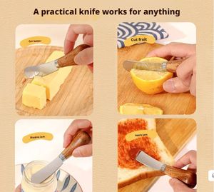 Wholesale Butter Knifespreadercute Mini Peanut and Jelly Spreader Japanese Bread Toast Spreadercheese Scraper - Product Image 2
