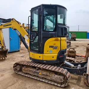 3.5ton Yanmar VIO35 Mini Used Hydraulic Crawler Excavator 2017 <b>Model</b> EPA CE Certified Boom Offset AC Cab <b>Engine</b> Gearbox Pump - Product Image 6