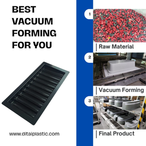 Placa de plástico de termoformado Bandeja de plástico personalizada Sistema hidropónico de jardín Bandejas de vivero de plantas - Product Image 2