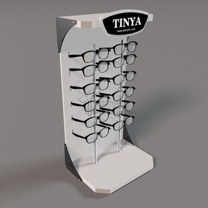 Thời trang 12 khe cắm Acrylic Kính mát kính mắt kính hiển thị truy cập Giá đứng Kính mát hiển thị giá cho cửa hàng kính - Product Image 3