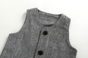 Ensemble de vêtements pour bébé garçon style gentleman Shanghai Baby Products, 3 pièces, vêtements pour bébé Chine - Product Image 2