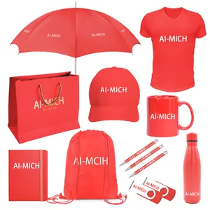 AI-MICH 사용자 정의 항목 프로모션 머그잔 우산 티셔츠 노트북 저렴한 프로모션 로고 선물 항목 기업 사무실
