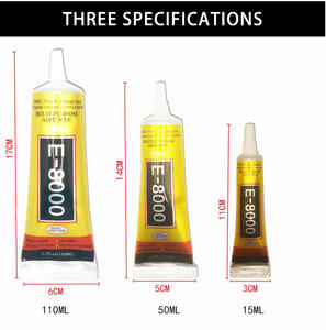 HNBC E8000 Transparante Contactlijm voor Telefoonreparatie, Vliesdoek, DIY Metaal- en Houtlijm met Precisie-applicatorpunt - Product Image 5