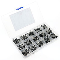 600 pièces 15 valeur x 40 pièces Transistor TO-92 assortiment boîte Kit avec boîte