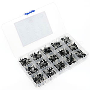 Kit de caja surtido con caja, Transistor a-92, 15 valores x 40 Uds., 600 Uds. - Product Image 2