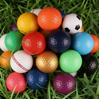 Balles de golf personnalisées miniatures pour la pratique de l'entraînement au golf, balles de golf colorées pour l'entraînement en plein air, logo personnalisé, balles de golf en vrac