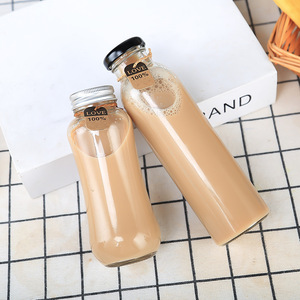 Botellas de Vidrio Reutilizables de Alta Calidad de 150ml, 250ml, 280ml, 350ml, 400ml, 500ml para Jugo y Agua con Tapas Metálicas - Product Image 3