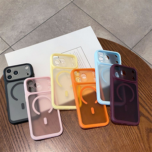 เคสโทรศัพท์แบบด้านเนื้อนุ่ม ป้องกันการกระแทก สำหรับ iPhone 18Pro 17 16 15 Plus Pro Max รองรับการชาร์จไร้สายแบบแม่เหล็ก - Product Image 1