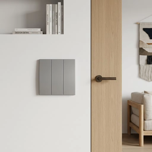 Interrupteur sans fil auto-alimenté de type luxe Touchmi 86, interrupteur à énergie solaire sans batterie pour la rénovation de bureaux - Product Image 4