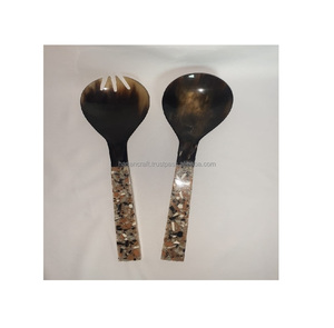 Venta caliente hecho a mano cuerno hueso cucharas alta demanda utensilios de cocina casuales para el hogar Hotel restaurante uso venta al por mayor disponible - Product Image 5