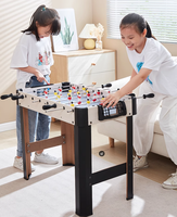 Table de baby-foot d'intérieur 33 pouces pour enfants, en MDF, pour usage domestique, matériau écologique, certifiée EN71, vente en gros