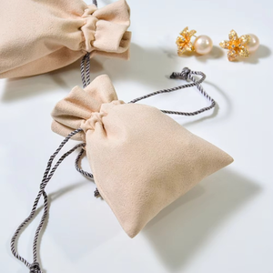 Bolsas de Joyería Pequeñas Personalizadas al por Mayor, Bolsas de Regalo, Bolsas Antipolvo, Pochette para Joyas, Bolsas de Microfibra con Cordón - Product Image 5