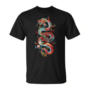 T-Shirt Promozionale Anno del Serpente 2025 per il Capodanno Cinese - Product Image 2
