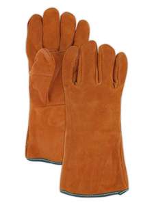 Gants de sécurité en cuir véritable fendu en cuir de vachette robuste les plus populaires - Product Image 2
