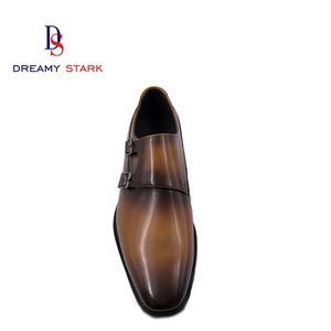 Chaussures de mode pour hommes Dreamy Stark de haute qualité, décontractées, formelles, design professionnel, en cuir de vachette, à enfiler, couleur marron automne - Product Image 3