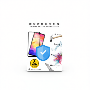 Protection d'écran en verre trempé antistatique 2.5D à couverture intégrale pour 15 Plus - Product Image 2