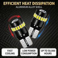 Ampoule LED CANBUS T10 W5W 194 168 avec 18 LED SMD 3014 et lentille, sans erreur, pour feux de position latéraux, plaque d'immatriculation et tableau de bord de voiture