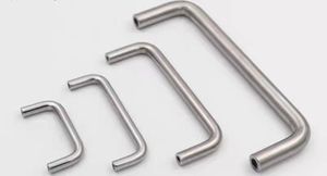 Pegangan tarik bilah bulat Modern kualitas tinggi pegangan baja berlapis bulat lancip - Product Image 5