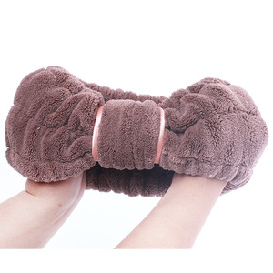 Diadema de microfibra para Spa para mujer, bandas elásticas para el pelo Facial, encaje, maquillaje, baño, Yoga, ducha, envoltura para mujeres y niñas, regalos - Product Image 3