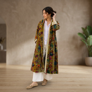 Floral Embroidered Woven Mini <b>Kaftan</b> <b>Dress</b> Sleeveless Bohemian Style Loose Fit Natural Waistline Lace Breathable Autumn Wear - Product Image 1