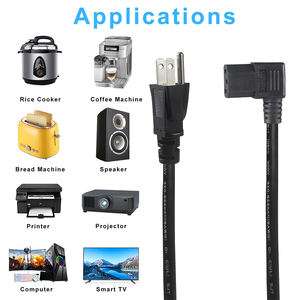 미국 유형 마개 컴퓨터 케이블 미국 Iec 노트북 90 도 각 C13 는 전원 코드를 주문을 받아서 만들었습니다 - Product Image 3