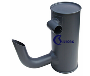 For <strong>Kobelco</strong> SK130 20 Years Muffler Manufacturer Wholesale OEM ODM Excavator Generator Bulldozer Tractor Exhaust Muffler - Product Image 1