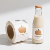 Étiquettes personnalisées sur le thème du café, résistantes à l'eau, pour bouteilles et bocaux, design personnalisé pour les vendeurs de commerce électronique