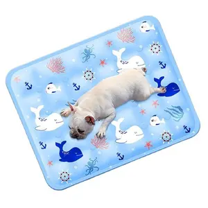 Canton Fair Summer New Design Reusable Breathable Pet Ice Pad Dog Cooling Mat
