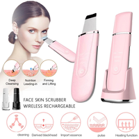 Nettoyeur de visage ionique, ions positifs et négatifs, absorption des nutriments, élimination des points noirs, exfoliation des peaux mortes, appareil de beauté nettoyant
