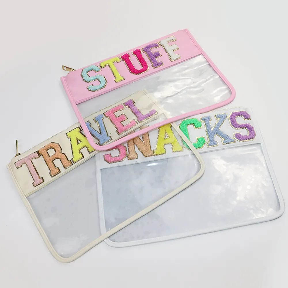 Promotie Clear Pvc Doorzichtige Transparante Gepersonaliseerde Cosmetische Plastic Zakje Rits Tas Make-Up Tas Voor Transparante Cadeau Tas