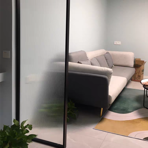 Panel <span class=keywords><strong>de</strong></span> ducha <span class=keywords><strong>de</strong></span> vidrio Hong texturizado decorativo 8mm 10mm 12mm patrón Moru estriado transparente <span class=keywords><strong>de</strong></span> hierro bajo - Product Image 5