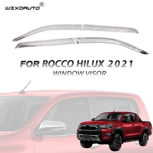 Pare-pluie WZXD, nouvelle arrivée, accessoires extérieurs pour voiture, ABS chromé de haute qualité pour Rocco 2021 - Product Image 2