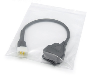 Câble adaptateur <span class=keywords><strong>OBD2</strong></span> 16 broches femelle vers 6 broches pour moto <span class=keywords><strong>DELPHI</strong></span>, garantie 1 an, lecteur de code - Product Image 5