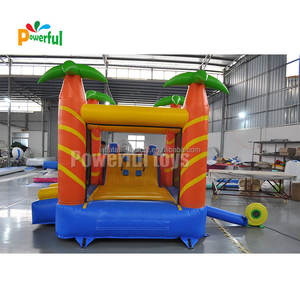 Jeux gonflable gonflable pour enfants, terrain de jeux bleu, château gonflable, maison pour Halloween - Product Image 6