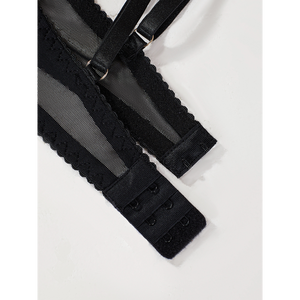 Lencería sexy traviesa para <span class=keywords><strong>mujeres</strong></span> grandes y maduras Conjuntos de sujetador y bragas de noche eróticos hermosos al por mayor Ropa interior de mujer - Product Image 4