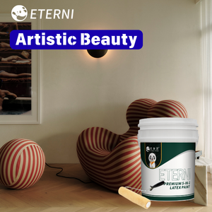 Peinture acrylique ETERNI Premium 5-en-1 pour salon et chambre, application au pinceau, toucher lisse, super durable, résistante aux taches - Product Image 5