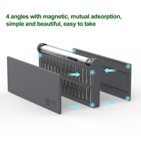 Mejor Mini destornillador eléctrico recargable sin poder tornillo conductor Kit con luz LED para teléfono móvil portátil gafas