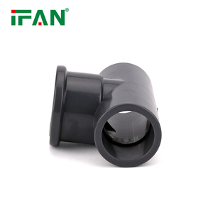 Phụ kiện ống uPVC màu xám đậm 20-110mm hình dạng đầy đủ phụ kiện uPVC IFAN GB nhà máy xuất khẩu phụ kiện đường ống <span class=keywords><strong>PVC</strong></span> áp lực cao - Product Image 3