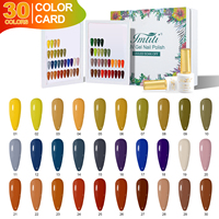 Tendance saisonnière IMTITI 30 couleurs Collection automne hiver ensemble de vernis à ongles gel carte de couleur gratuite OEM personnalisation gratuite