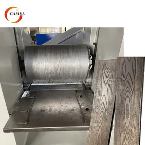 PE Pvc Wpc (Wood Plastic Composite) Decking Board Embossing Machine/ WPC panel wood grain embossed machine