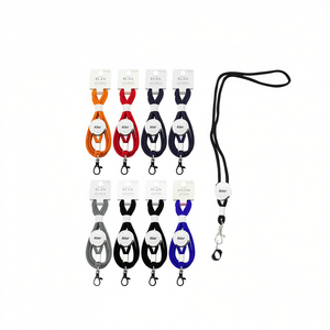 Laccetti personalizzati Ilan da 45 cm con gancio per badge identificativo, set da 8 pezzi - Product Image 1