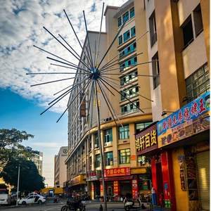 KHTコンパクト200W花火ランプセット（ポールなし）3420個チップ搭載、安全設計、商店街、広場、夜市向け - Product Image 2