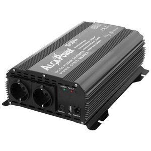 Convertisseur d'énergie solaire Alcapower 1000W à onde sinusoïdale pure 12V DC vers 220V AC pour voiture et usage domestique - Product Image 1
