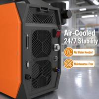 Machine de nettoyage au laser à air pulsé portable de 300 W avec contrôle Bluetooth pour atelier à domicile, nettoyage de petits lots
