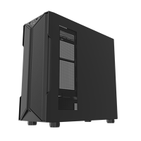 ALSEYE casing gaming pc USB 3.0, sarung hp komputer Tempered Glass Panel, mid tower