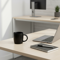 Services de table en grès classique de qualité supérieure Guangda |   Assiettes et tasses en céramique émaillée noire |   Services de table compatibles lave-vaisselle et four
