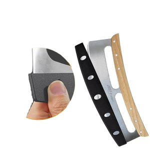 Couvre-couteau à pizza en plastique à glissière ondulée rose, ensemble élégant avec logo, plateau orange et scie électrique de qualité supérieure - Product Image 3