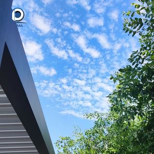 Pérgola de Aluminio para Exteriores con Estructura con Recubrimiento en Polvo, Cubierta para Patio, Techo Fácil de Montar, Gazebo para Terraza - Product Image 2