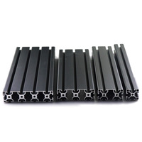 Extrusion de profilé de cadre en T en aluminium 20x20 , 30x30 , 40x40,45x45 ,60x60 ,40x80